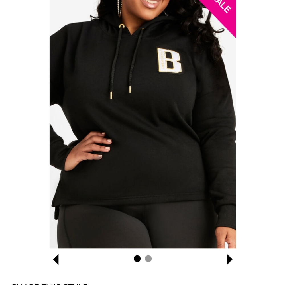 Black soft hoodie